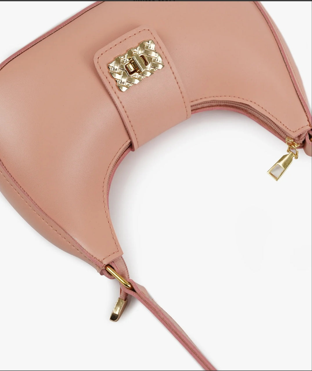 Sophia Lock Pink Shoulder Bag