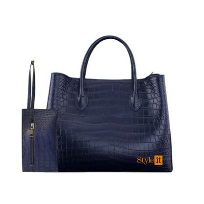 Black Satchel Handbag