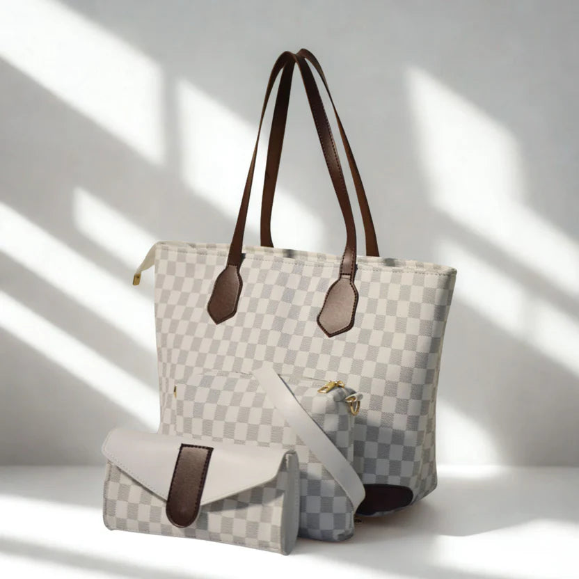 Deal 11 - Timeless + Pleated + Checkered Handbag