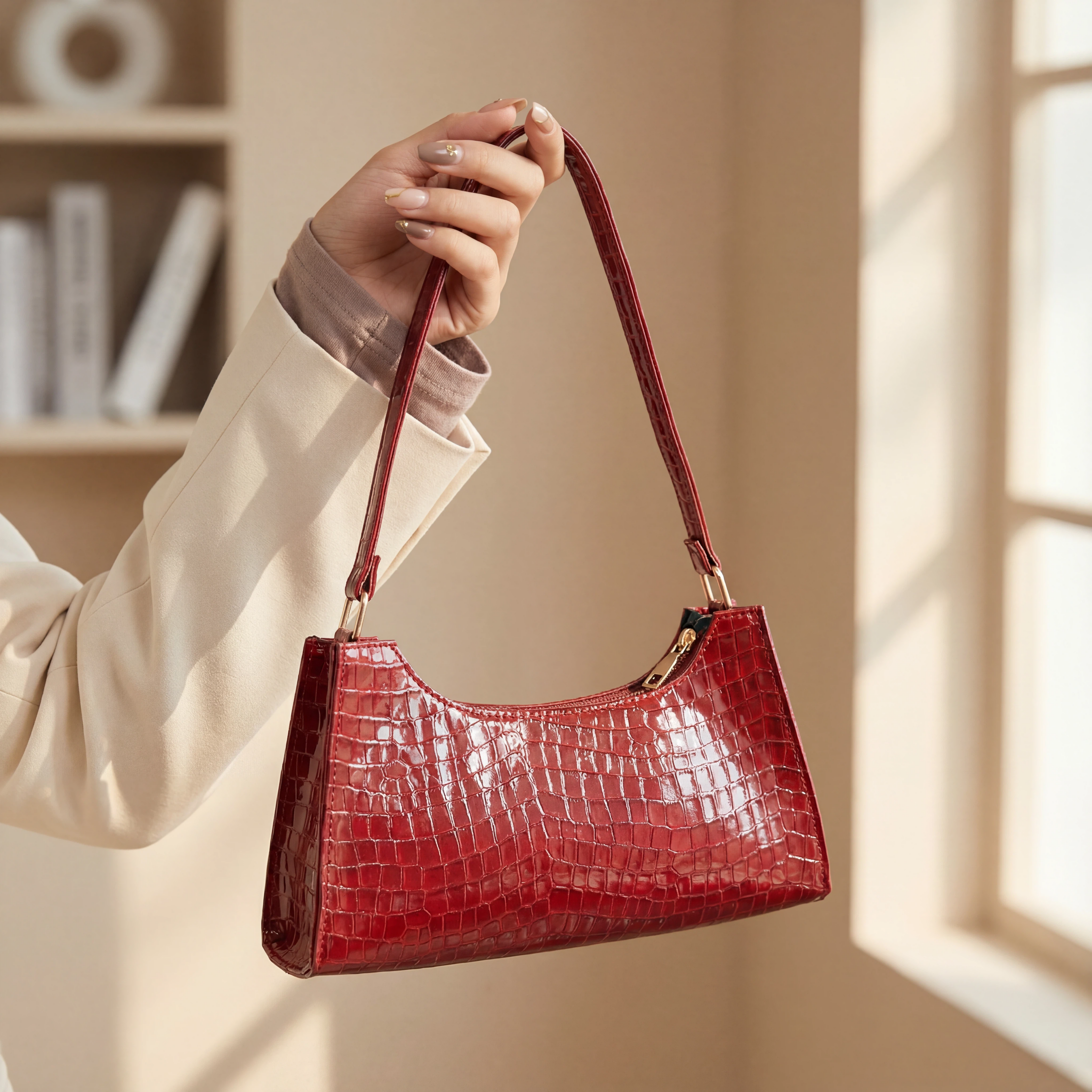 Styleit Croc Shoulder Crossbody Bag