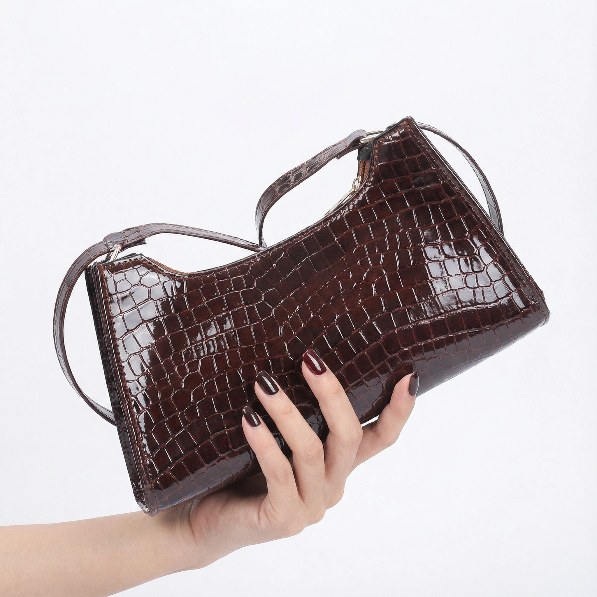 Styleit Croc Shoulder Crossbody Bag