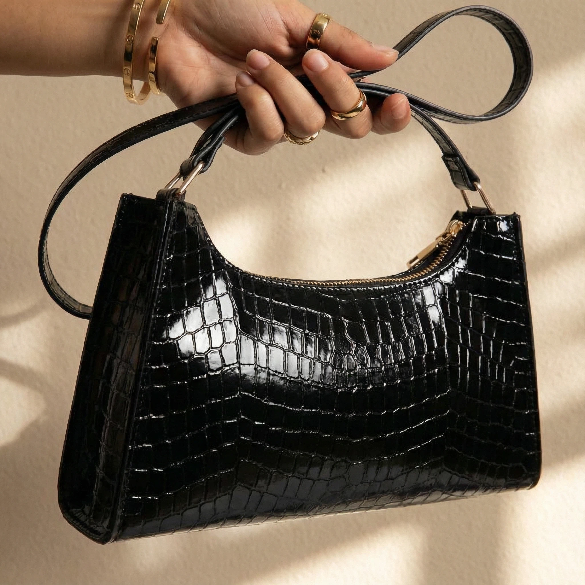 Styleit Croc Shoulder Crossbody Bag