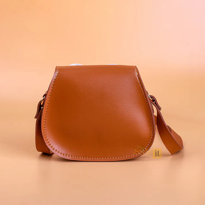 Kitty Brown Kids Crossbody Bag