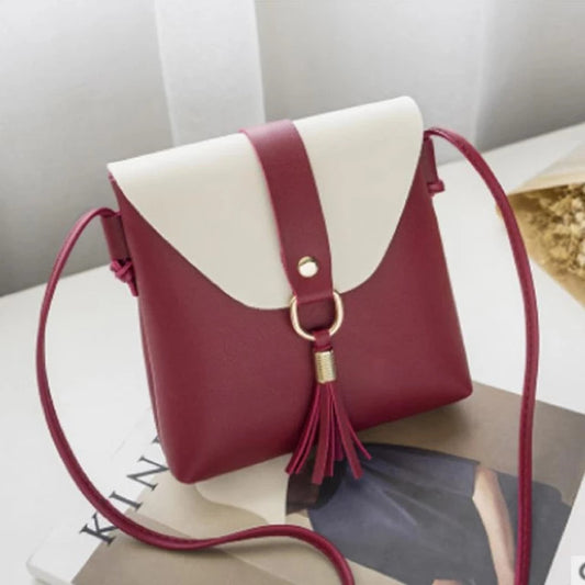 Cozy Maroon Crossbody Bag