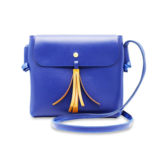 Joan Blue Tussle Crossbody