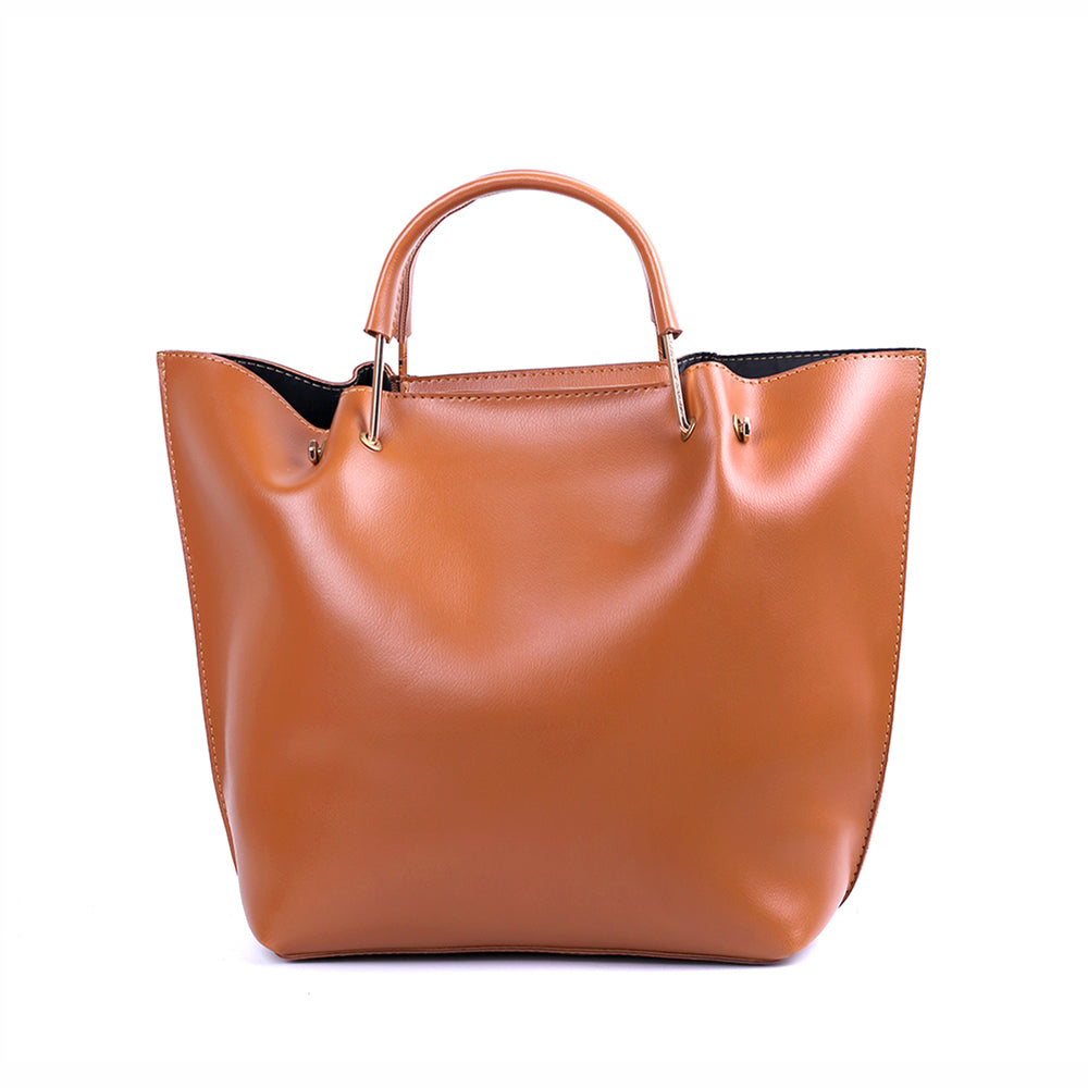 Bossy Brown 2 Pcs Handbag