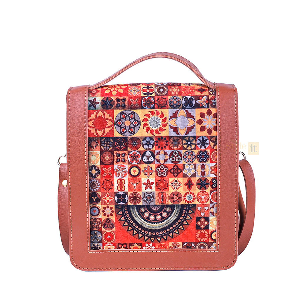 Spectrum Brown Crossbody Bag