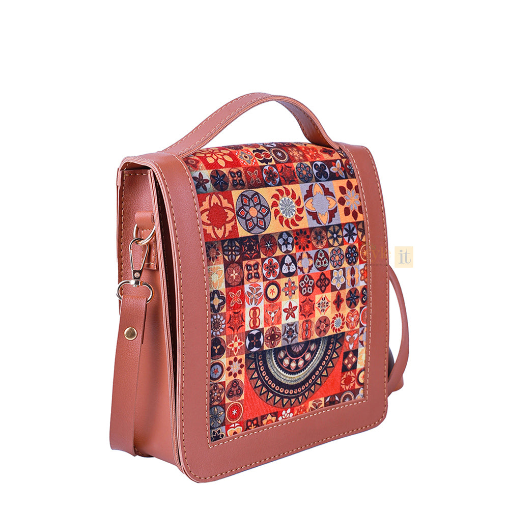 Spectrum Brown Crossbody Bag