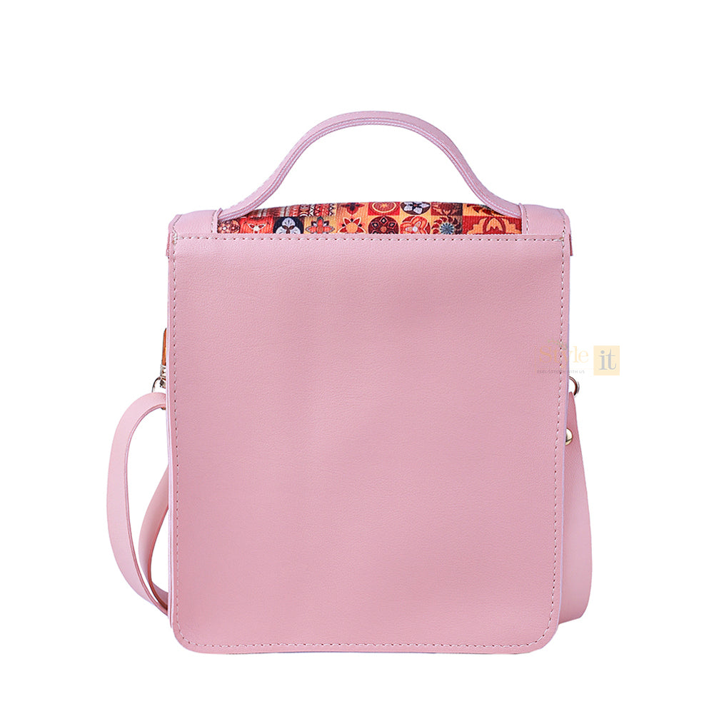 Spectrum Pink Crossbody Bag