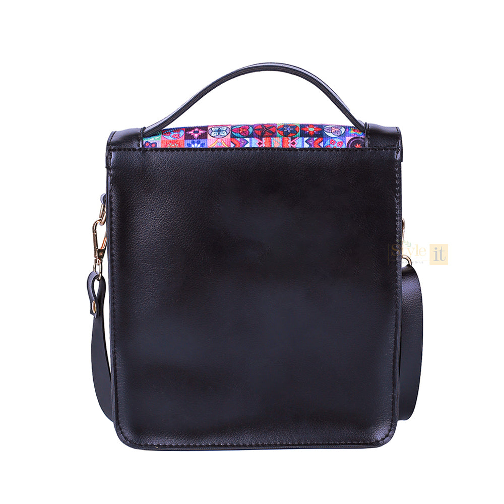 Spectrum Black Crossbody Bag