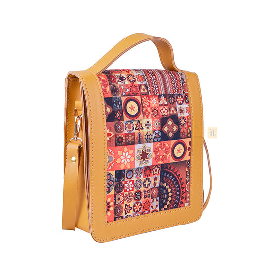 Spectrum Mustard Crossbody Bag