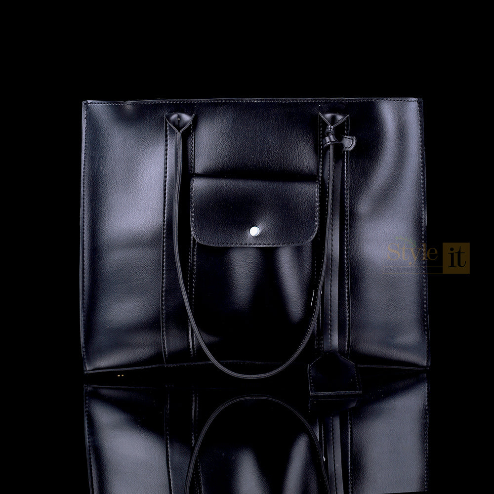 Triplet Black Tote Set