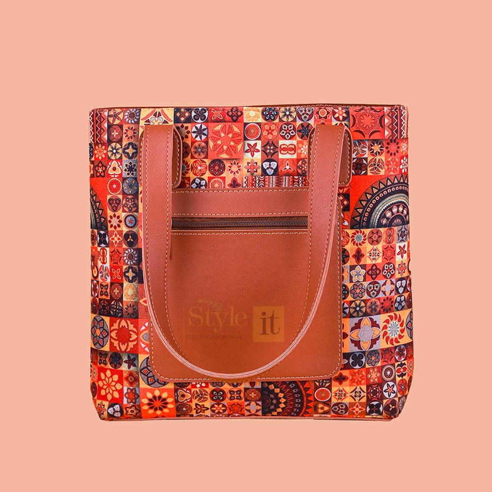 Wanderlust Brown Tote Bag