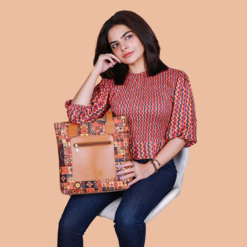 Wanderlust Brown Tote Bag