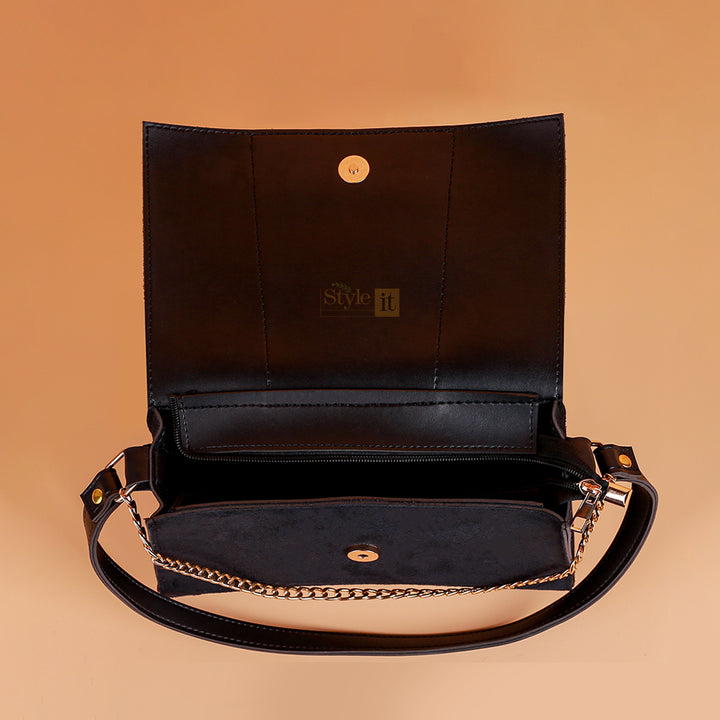 Pearl Black Shoulder Bag
