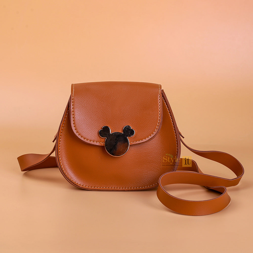 Little Micky Mouse Brown Bag For Kids