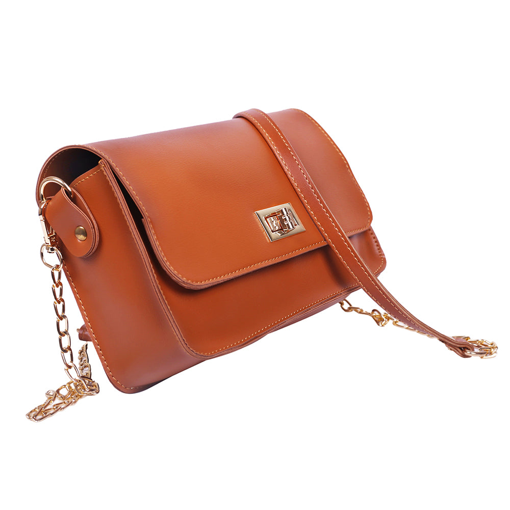 Siri Brown Crossbody Bag