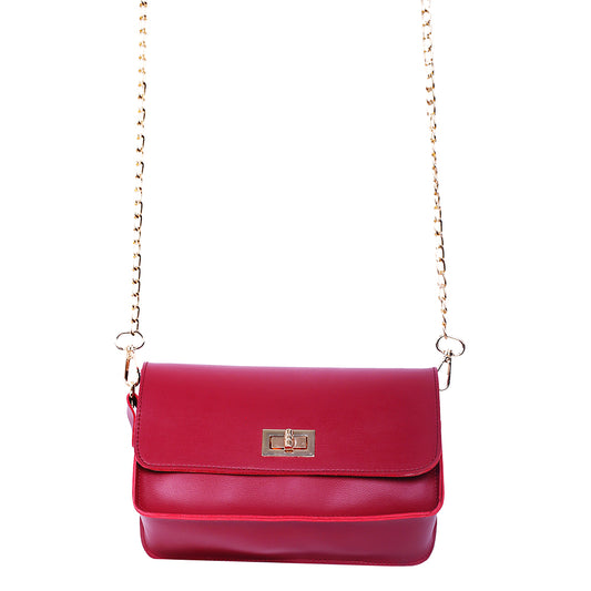 Siri Maroon Crossbody Bag