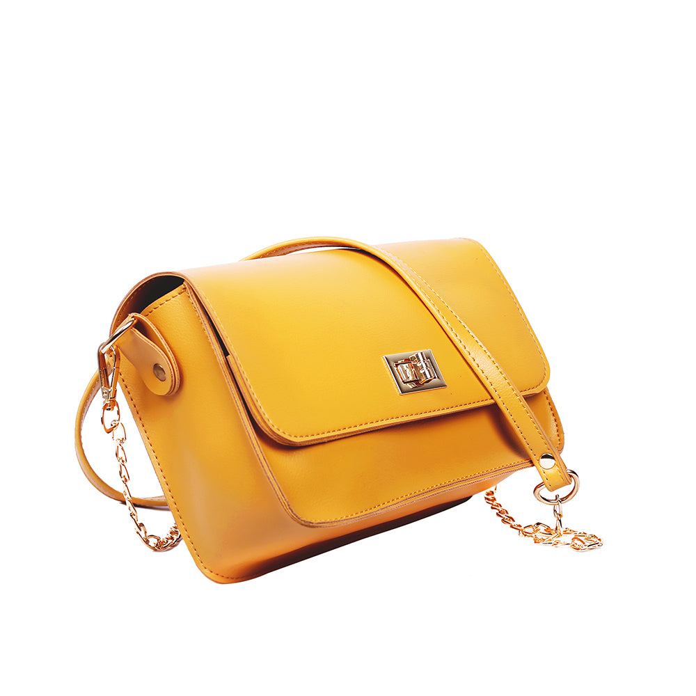 Siri Mustard Crossbody Bag