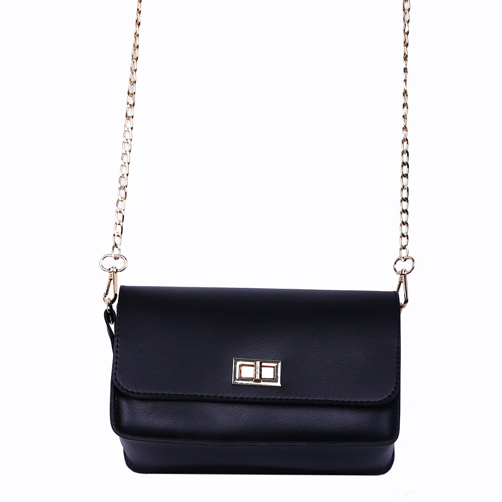 Siri Black Crossbody Bag
