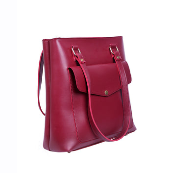 Alexa Maroon Shoulder Bag