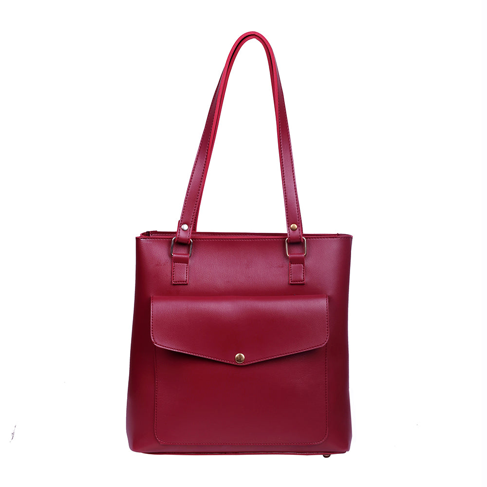 Alexa Maroon Shoulder Bag