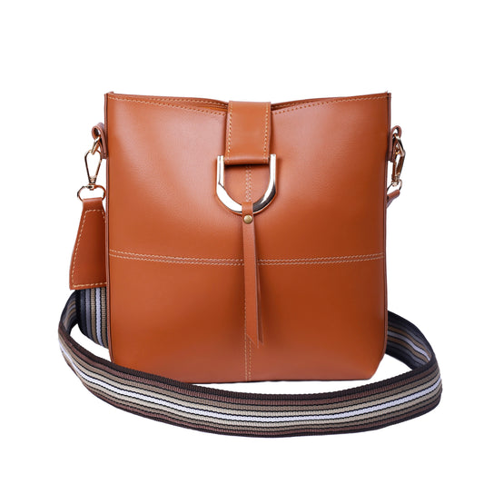 Simba Brown Crossbody Bag