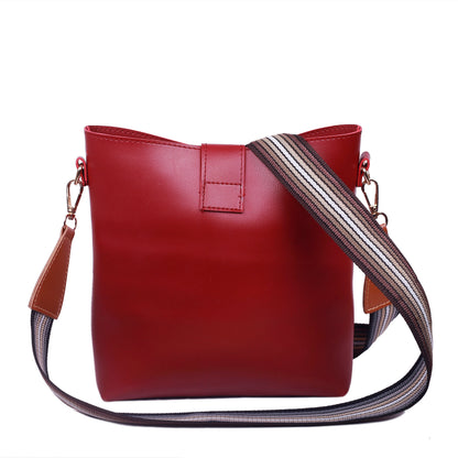 Simba Maroon Crossbody Bag