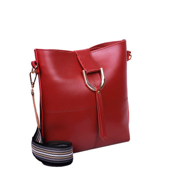 Simba Maroon Crossbody Bag