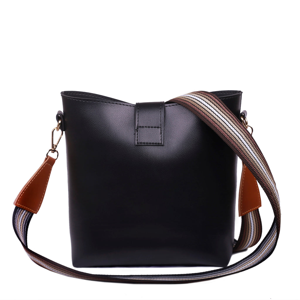 Simba Black Crossbody Bag