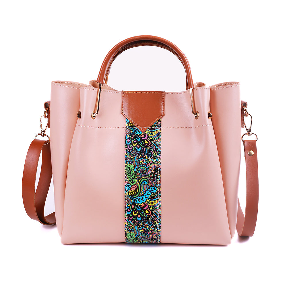 Royal T-Pink 4 Pieces Hand Bag