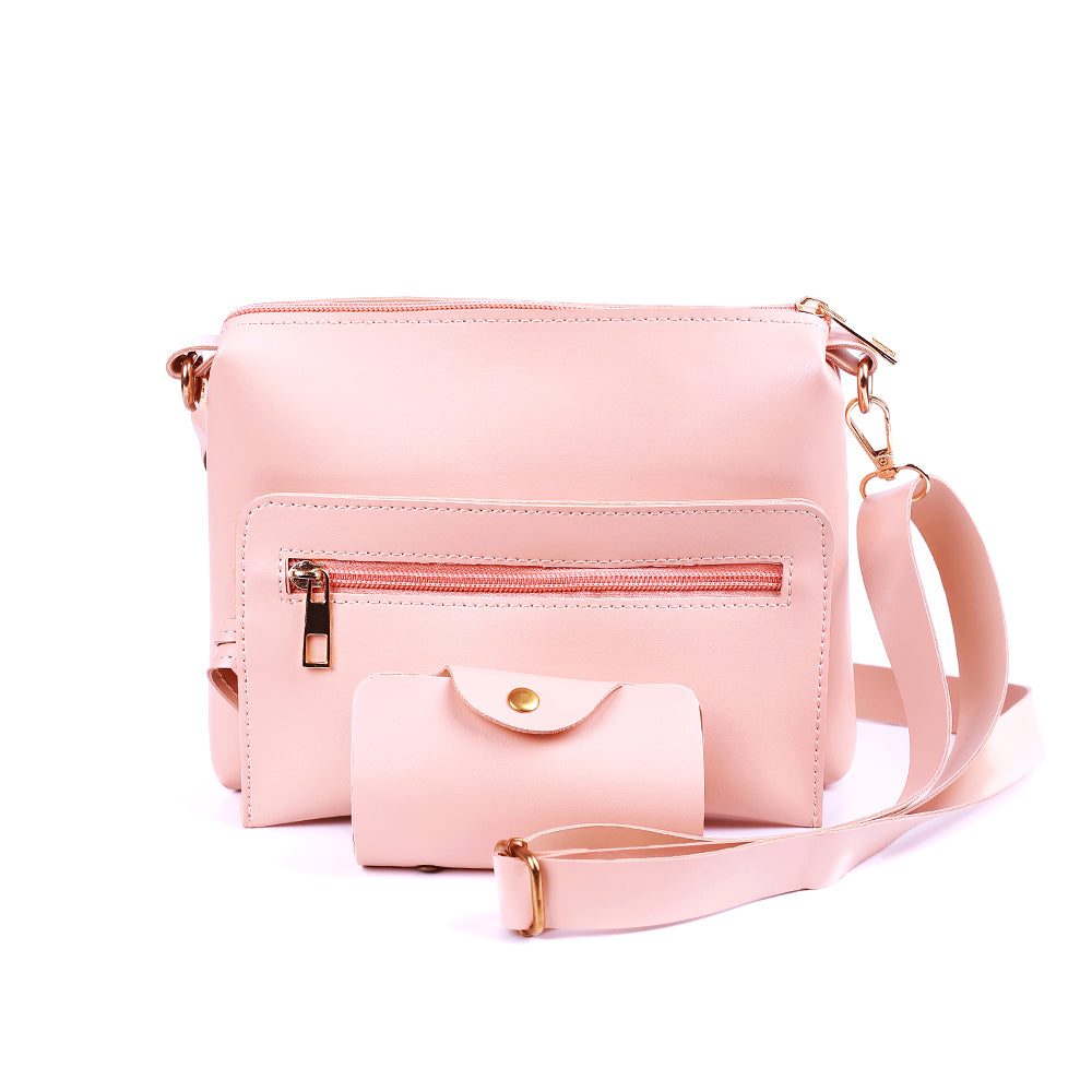 Royal T-Pink 4 Pieces Hand Bag