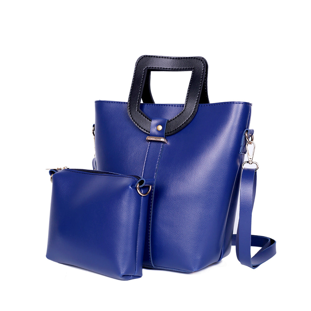 Hazel Blue 2 Pcs Handbag