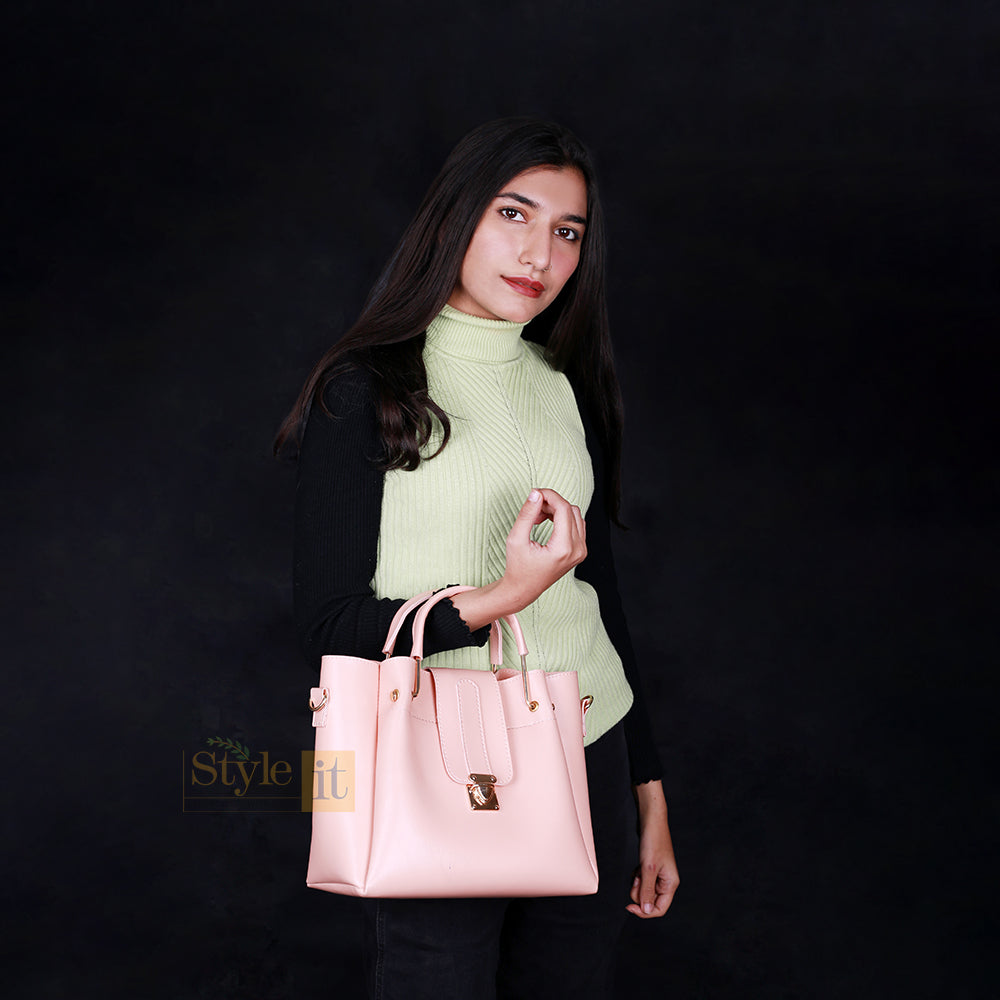 Swag T-Pink 3 Pcs Handbag