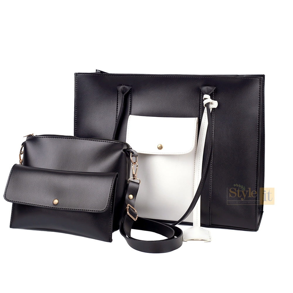 Glade 3 Pcs Black Shoulder Bag
