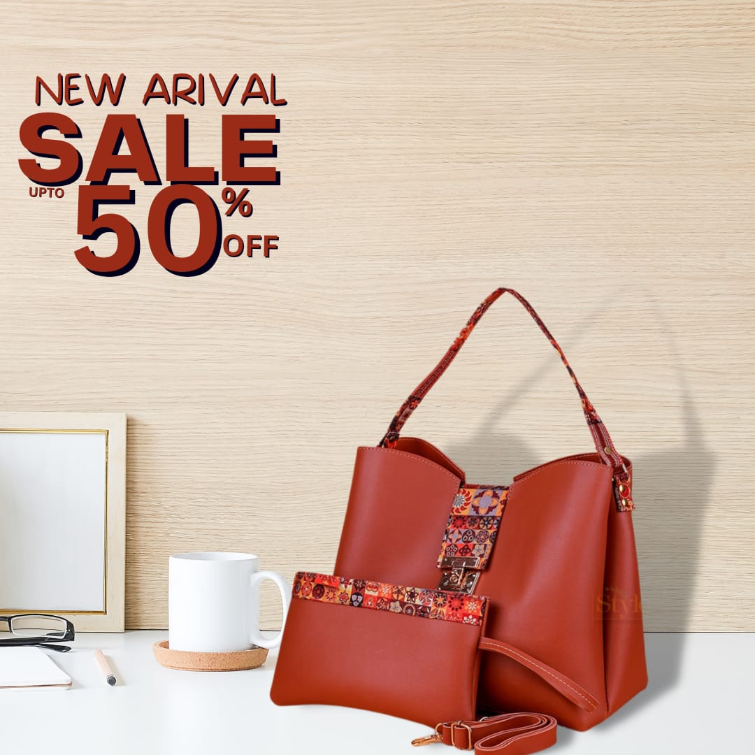 Ease Brownish Bucket Tote